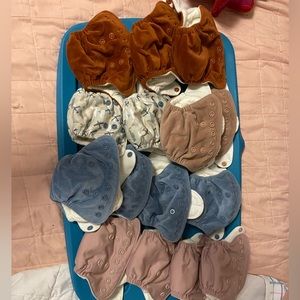 Newborn, grovia all in one diapers set of 15 all pictured